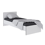 Спальня Тэбби Кровать 0,8 (белый/графит серый)