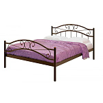 Кровать Надежда Plus 1600*2000     (металл/коричневый)