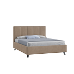 Кровать Дакота 120х200 (Классик/Профи,Универс,ППМ, 800H, Микровелюр капучино)