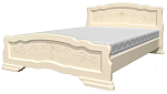Кровать из массива Карина-6 1400*2000 (слоновая кость)
